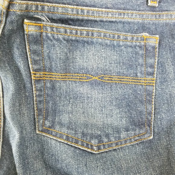 Express Jeans Juniors Size 5 Mid Rise Womens Flared Medium Wash Blue Denim - Picture 13 of 15